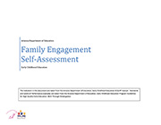 Arizona Department of Education Family Engagement Self-Assessment