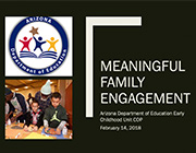 Arizona Department of Education Meaningful Family Engagement