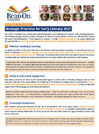 Strategic Priorities for Early Literacy 2021 thumbnail