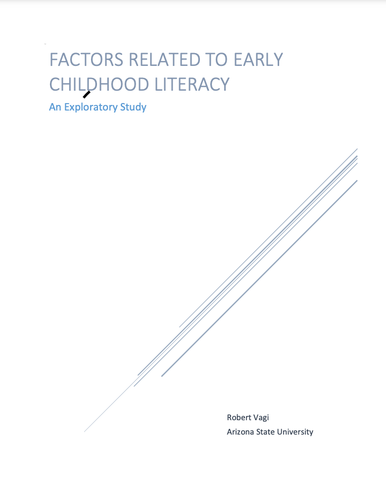 Factors Related to Early Childhood Literacy